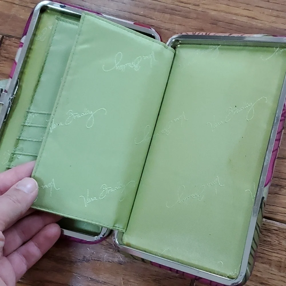 Vera Bradley clasp rectangle wallet